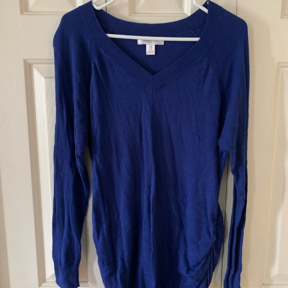 XL Motherhood Maternity Blue Sweater